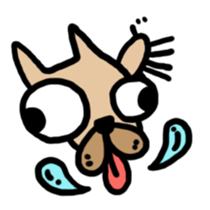 Neighbor's Chihuahua sticker #4293013