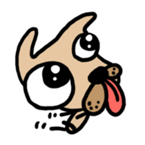 Neighbor's Chihuahua sticker #4293018