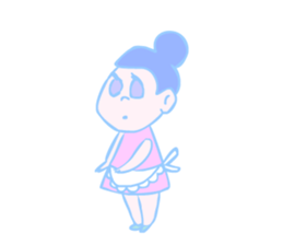 mom and her lovely baby sticker #4293185