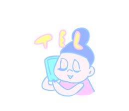 mom and her lovely baby sticker #4293187