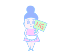 mom and her lovely baby sticker #4293191