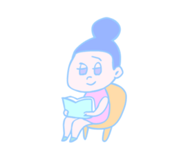 mom and her lovely baby sticker #4293196