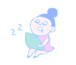 mom and her lovely baby sticker #4293207