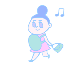 mom and her lovely baby sticker #4293217