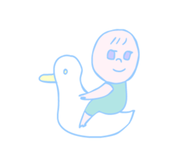 mom and her lovely baby sticker #4293223