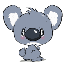Koalas face extinction His name is Kolly sticker #4293428