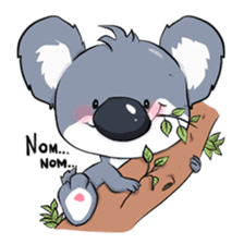 Koalas face extinction His name is Kolly sticker #4293429