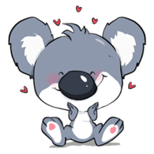 Koalas face extinction His name is Kolly sticker #4293431