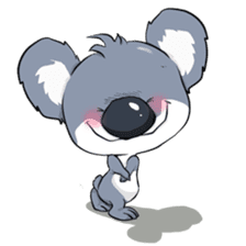 Koalas face extinction His name is Kolly sticker #4293432