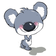 Koalas face extinction His name is Kolly sticker #4293432