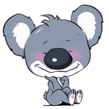 Koalas face extinction His name is Kolly sticker #4293434