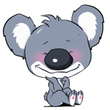 Koalas face extinction His name is Kolly sticker #4293434