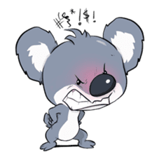 Koalas face extinction His name is Kolly sticker #4293435