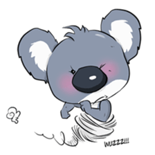 Koalas face extinction His name is Kolly sticker #4293438