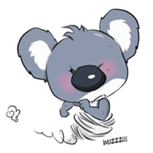 Koalas face extinction His name is Kolly sticker #4293438