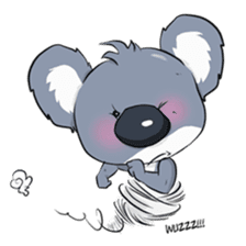 Koalas face extinction His name is Kolly sticker #4293438