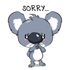 Koalas face extinction His name is Kolly sticker #4293439