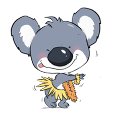 Koalas face extinction His name is Kolly sticker #4293440