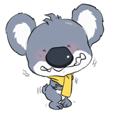 Koalas face extinction His name is Kolly sticker #4293445