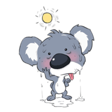 Koalas face extinction His name is Kolly sticker #4293446