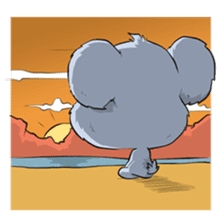 Koalas face extinction His name is Kolly sticker #4293447