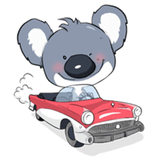 Koalas face extinction His name is Kolly sticker #4293450