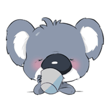 Koalas face extinction His name is Kolly sticker #4293451
