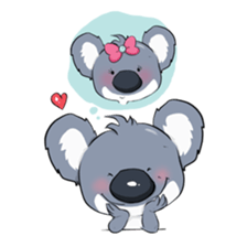 Koalas face extinction His name is Kolly sticker #4293455