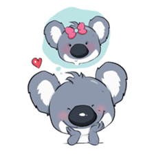 Koalas face extinction His name is Kolly sticker #4293455