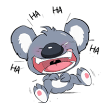 Koalas face extinction His name is Kolly sticker #4293457