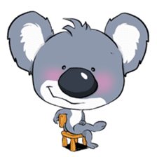 Koalas face extinction His name is Kolly sticker #4293458