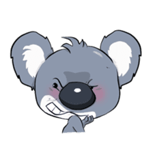 Koalas face extinction His name is Kolly sticker #4293460
