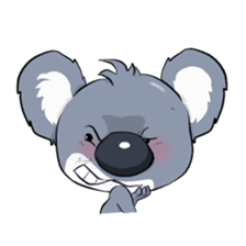Koalas face extinction His name is Kolly sticker #4293460