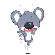 Koalas face extinction His name is Kolly sticker #4293462