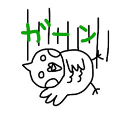mikan is cockatiel (golf version) sticker #4293752