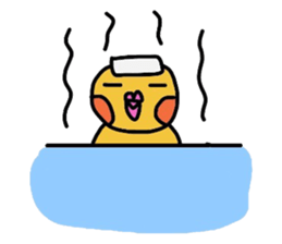 mikan is cockatiel (golf version) sticker #4293778