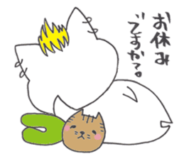 Sukiyaki Japan Nekodama and Doqneko3 sticker #4293970