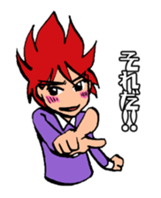 hot blooded man! sticker #4294253