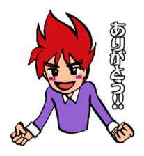 hot blooded man! sticker #4294255