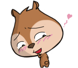 Big head Chipmunk sticker #4294389