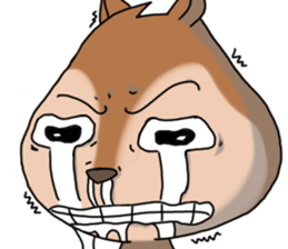 Big head Chipmunk sticker #4294390