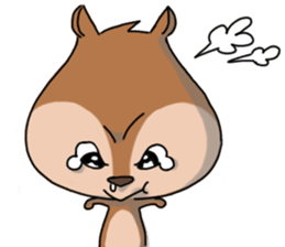 Big head Chipmunk sticker #4294391