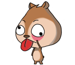 Big head Chipmunk sticker #4294393