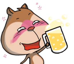 Big head Chipmunk sticker #4294398