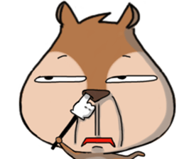 Big head Chipmunk sticker #4294399