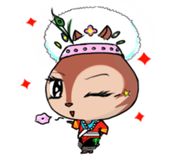 Big head Chipmunk sticker #4294405