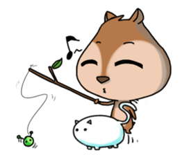 Big head Chipmunk sticker #4294406