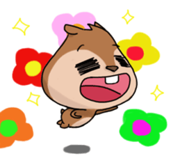 Big head Chipmunk sticker #4294407