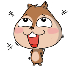 Big head Chipmunk sticker #4294408