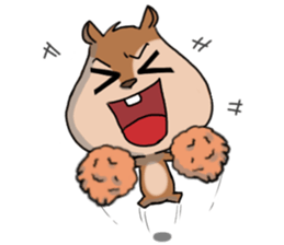 Big head Chipmunk sticker #4294409